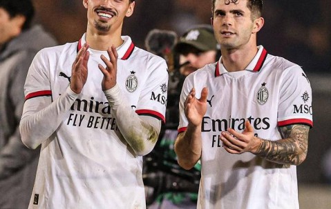 美队8分钟内双响，AC米兰逆转保级战，创下意甲1500胜史上佳绩